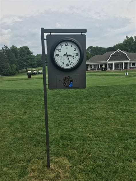 outdoor clocks for golf courses